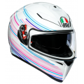 AGV  Κράνος K3 SV Sakura Pearl White/Purple ΚΡΑΝΗ